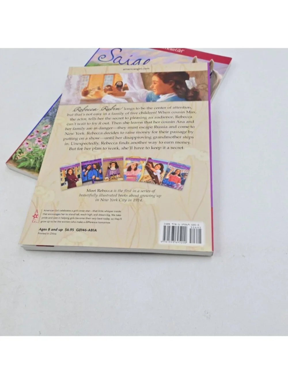 American Girl Book Set Of 4 Kit McKenna Rebecca Saige Story Paperback Collection